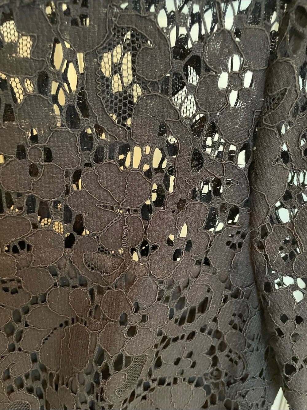 ESCADA Designer Luxury Black Lace Cocktail Dress EU 42 US 10-12 Elegant Midi - Picture 8 of 10